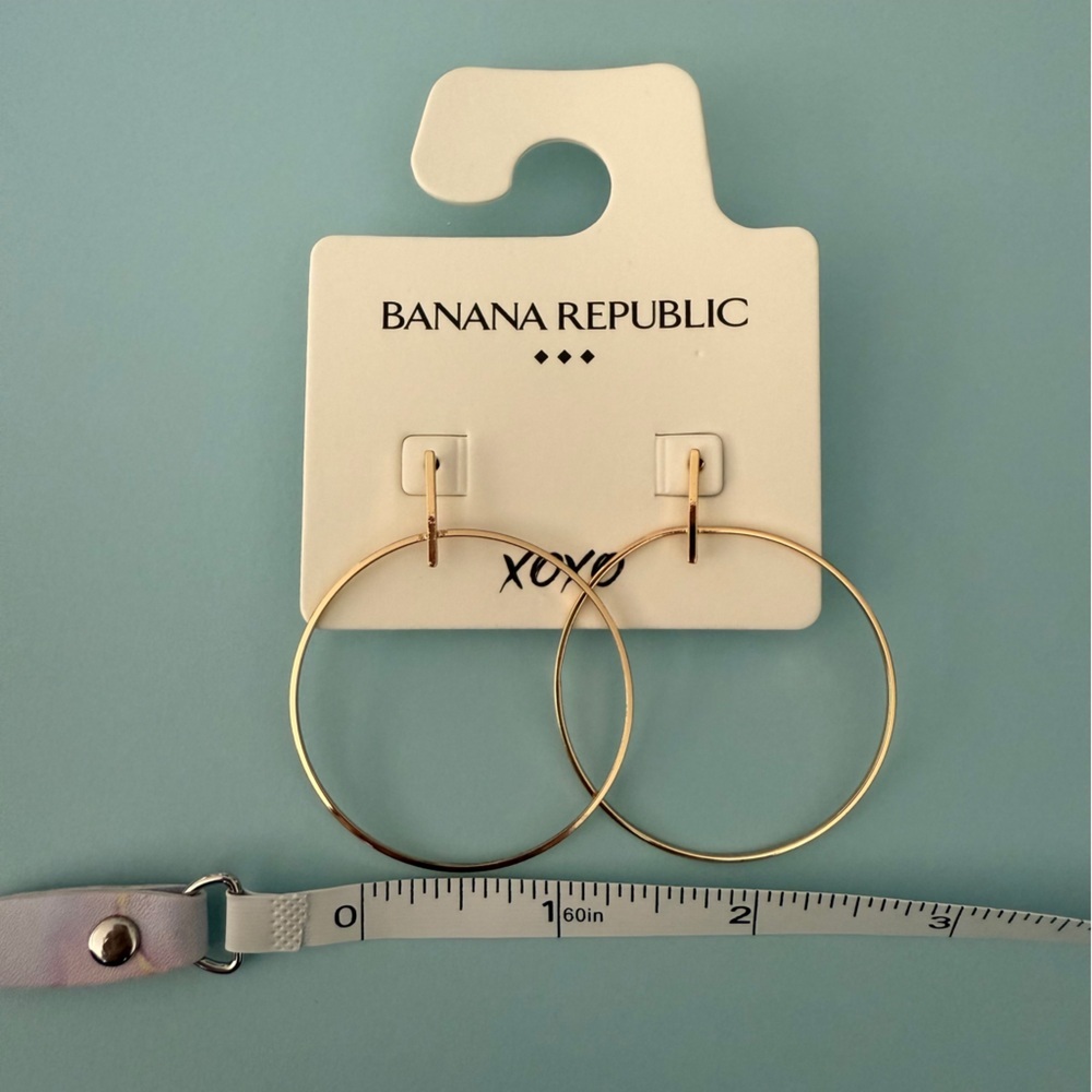 Banana Republic Factory-Earring-Set-Lot-Bundle-Gold-Tortoiseshell-Hoops-Studs - Picture 6 of 8